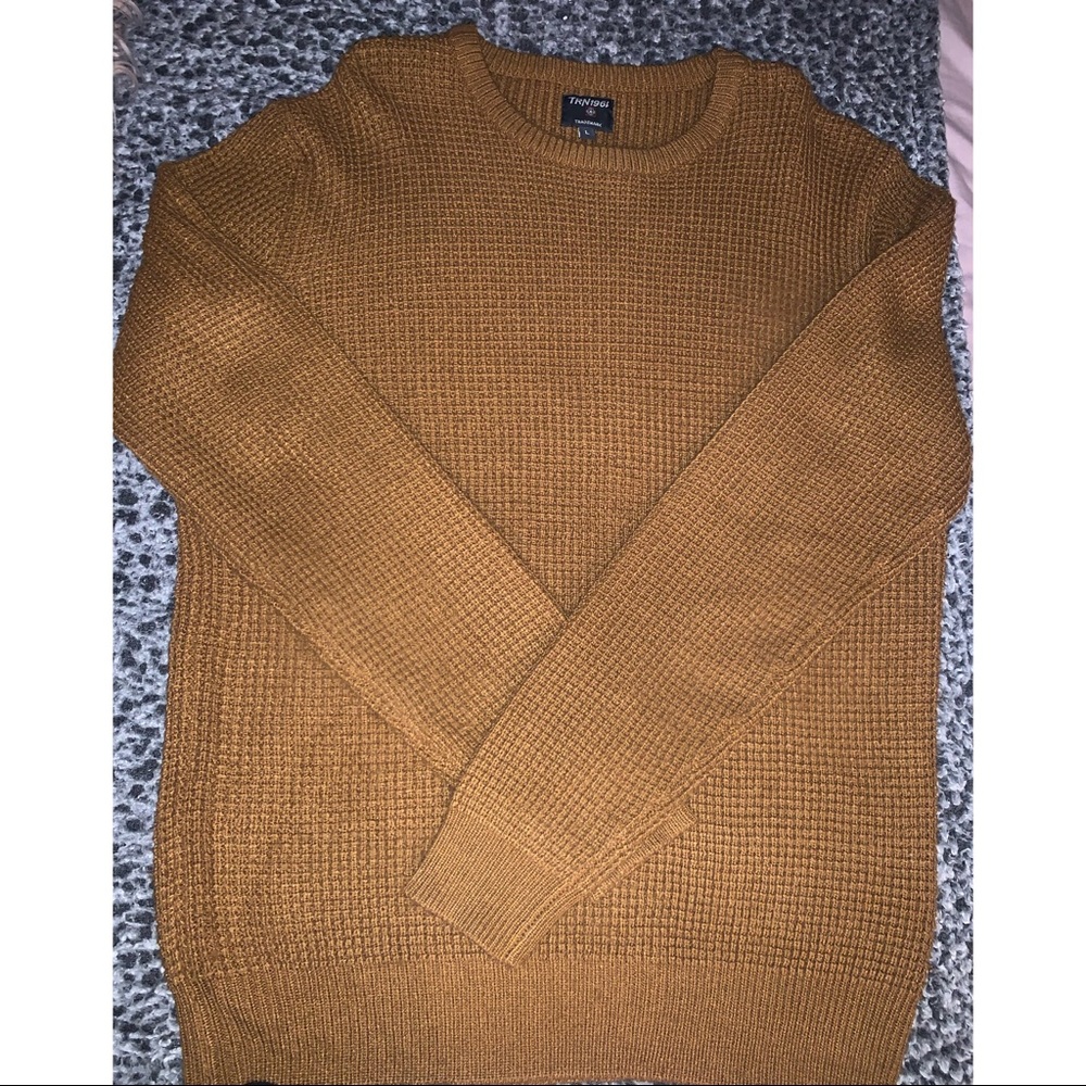 Brown knit sweater